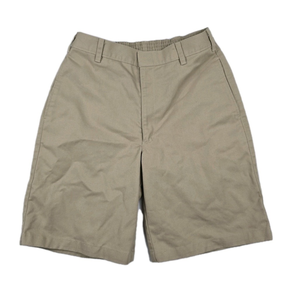Tom‎ Sawyer Elderwear Boys Size 30 Husky Flat Front Khaki Uniform Shorts